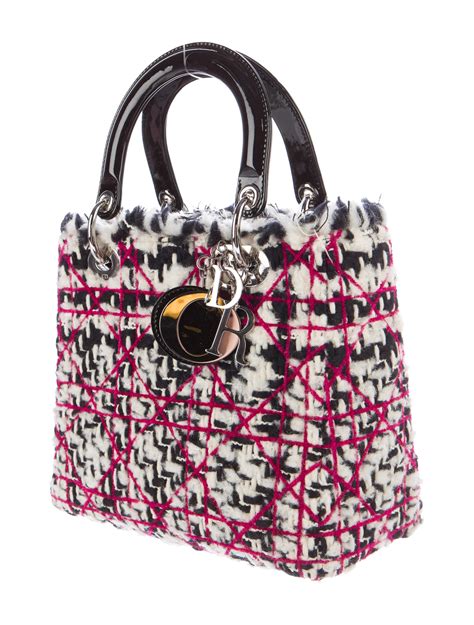 lady dior tweed bag
